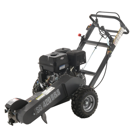 BlackStone-Rogneuse de souches BlackStone SG 420 L – Moteur Loncin de 420 cm3